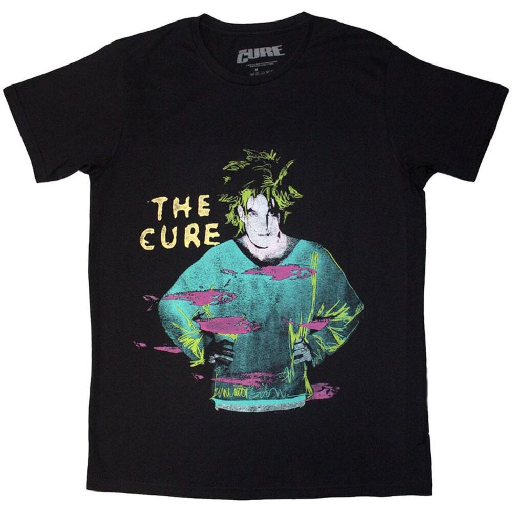 The Cure Unisex Adult Beach Party T-Shirt / Black